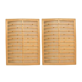 

2PCS Plastic Propolis Collector Professional Beehive Acquisition Board Reelable Queen Bee Isolation Fence Practical Beekeeping T