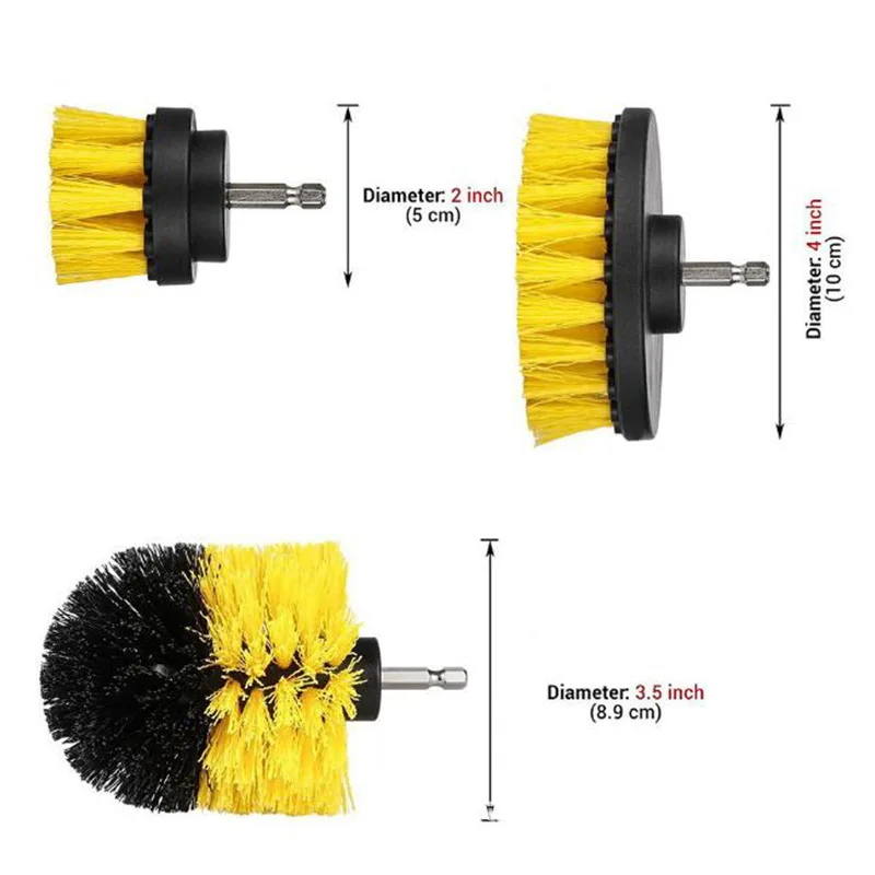 Дисковая кисть для унитаза, щетка для раковины, аксессуары для электрической дрели, подходит для ванной комнаты, кухни, легко моется