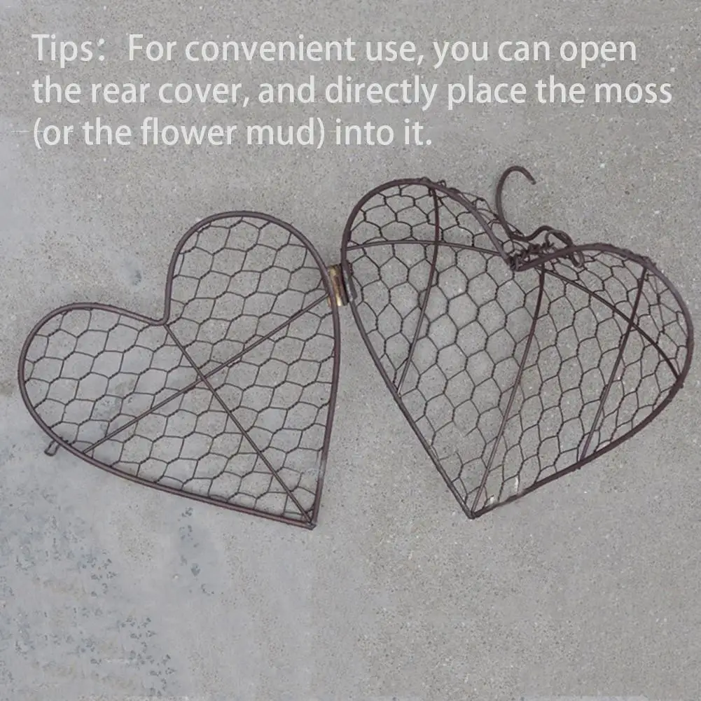 Innovative Heart Shaped Handmade Flowerpot Succulent Plants Pot Flowers Pot Gift Garden Home Decorations Wall Vase