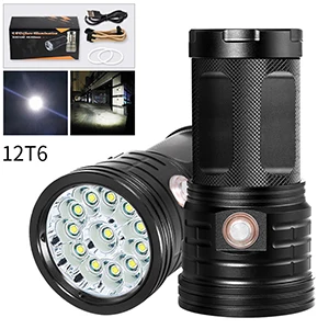 

8000 lumens USB Rechargeable LED Torch Waterproof Outdoor Camp Lamp Super Bright Lanterna Portable Search Light 3 Modes Torch