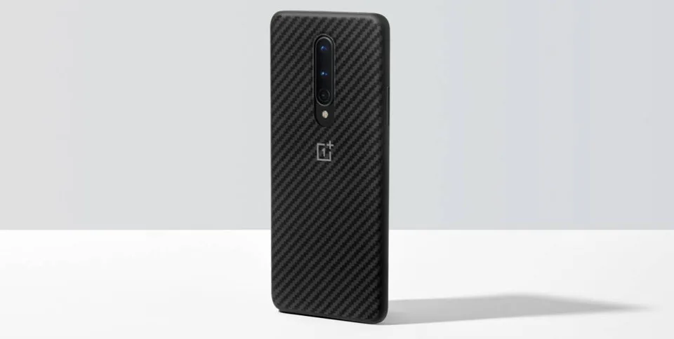 4-OnePlus 8 Bumper Case Karbon (2)