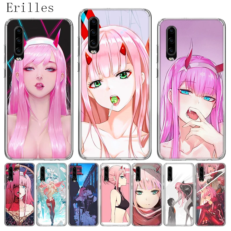 Мягкий силиконовый чехол Darling In The Franxx Zero Two для Huawei P40 P30 P20 P10 lite Mate 10 20 30 Pro + телефона