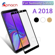 9D полное Защитное стекло для Samsung Galaxy A3 A5 A7 A6 A8 Plus A9 закаленное защитное стекло для экрана