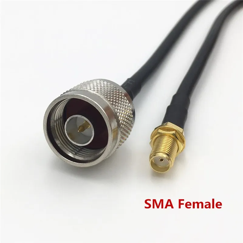1 шт. N штекер для SMA RP 4 типа Разъем радиочастотной антеной отрезок коаксиального