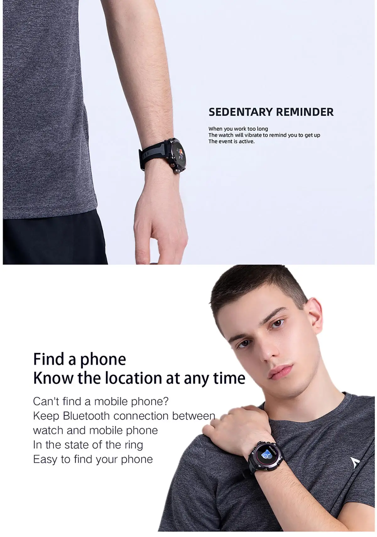 IP68 Водонепроницаемые Смарт-часы с Bluetooth и прослушиванием музыки, часы для дайвинга на высоте, пульсометр, кровяное давление, несколько лиц, спортивные часы