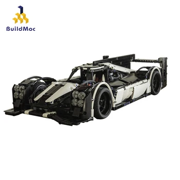 

BuildMoc 1904Pcs Cada Technic blocks 5530 Static Version Porschee 919 Hybrid Sports Car Toys For Children