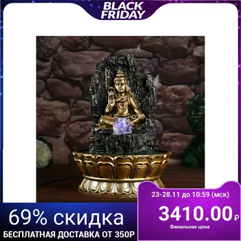 

Desktop fountain from the mains, illumination "Shiva - the Supreme God" 40x28x28 cm 4627428