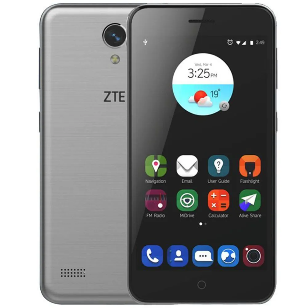 DHL Быстрая zte Blade A520 4G LTE мобильный телефон MTK6735 Android 6,0 5," ips 1280x720 2 Гб ram 16 Гб rom 8.0MP Dual Sim