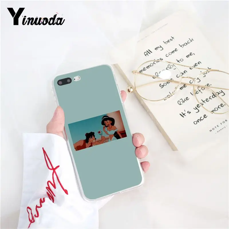 A8 Yinuoda Аладдин Принцесса Жасмин чехол мягкий чехол для телефона для iPhone X XS MAX 6 6S 7 7plus 8 8Plus 5 5S XR 11 Pro Max - Цвет: A8
