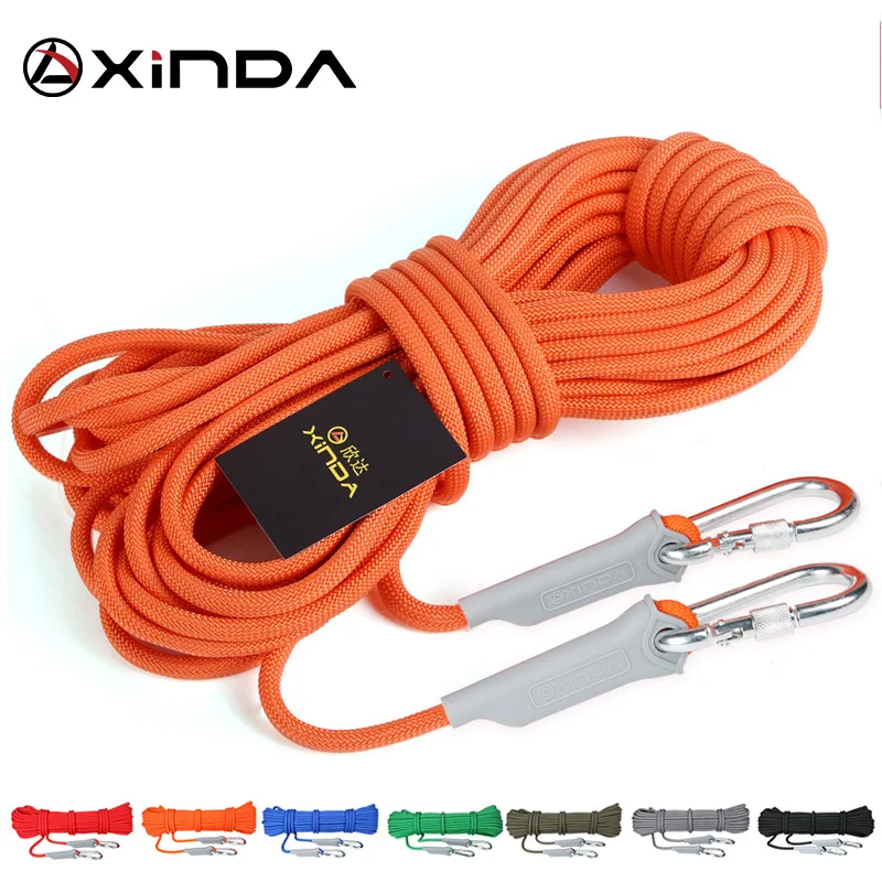 Статическая скалолазающая веревка XINDA 10 м 12 мм оборудование для скалолазания на