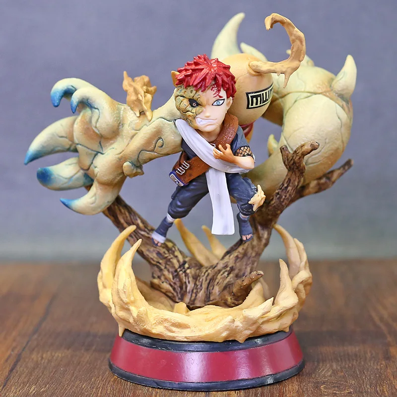Наруто Shippuden Gaara половина Shukaku форма статуя ПВХ фигурка Модель Коллекционная