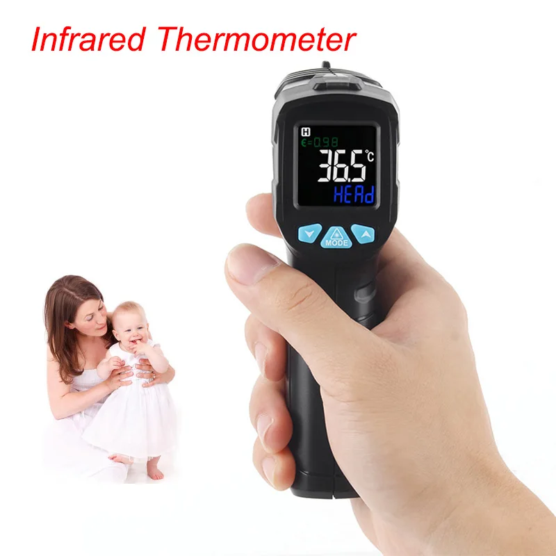 

Digital Forehead Thermometer Non Contact Infrared Thermometer Body Temperature Fever Digital Measure Tool for Baby Adult