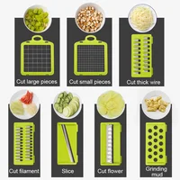 Vegetable Fruits Tool Potato Masher ricer Vegetable Mandoline slicer Peeler Cutter  Multi-functional Carrot Shredder Grater 2