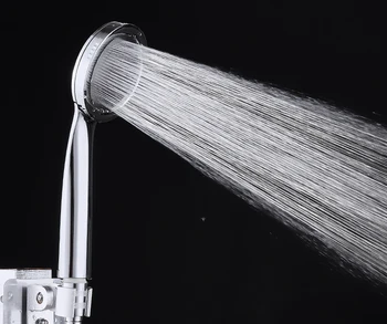 

Handheld Shower Head Set Ultra-thin Pressurized Bathroom Water-saving Large Flow Bathroom Filter Spray Chrome Shower Head