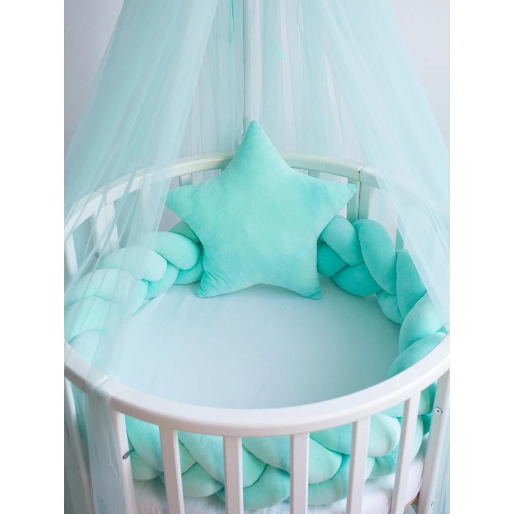 Crib side pillows cheap