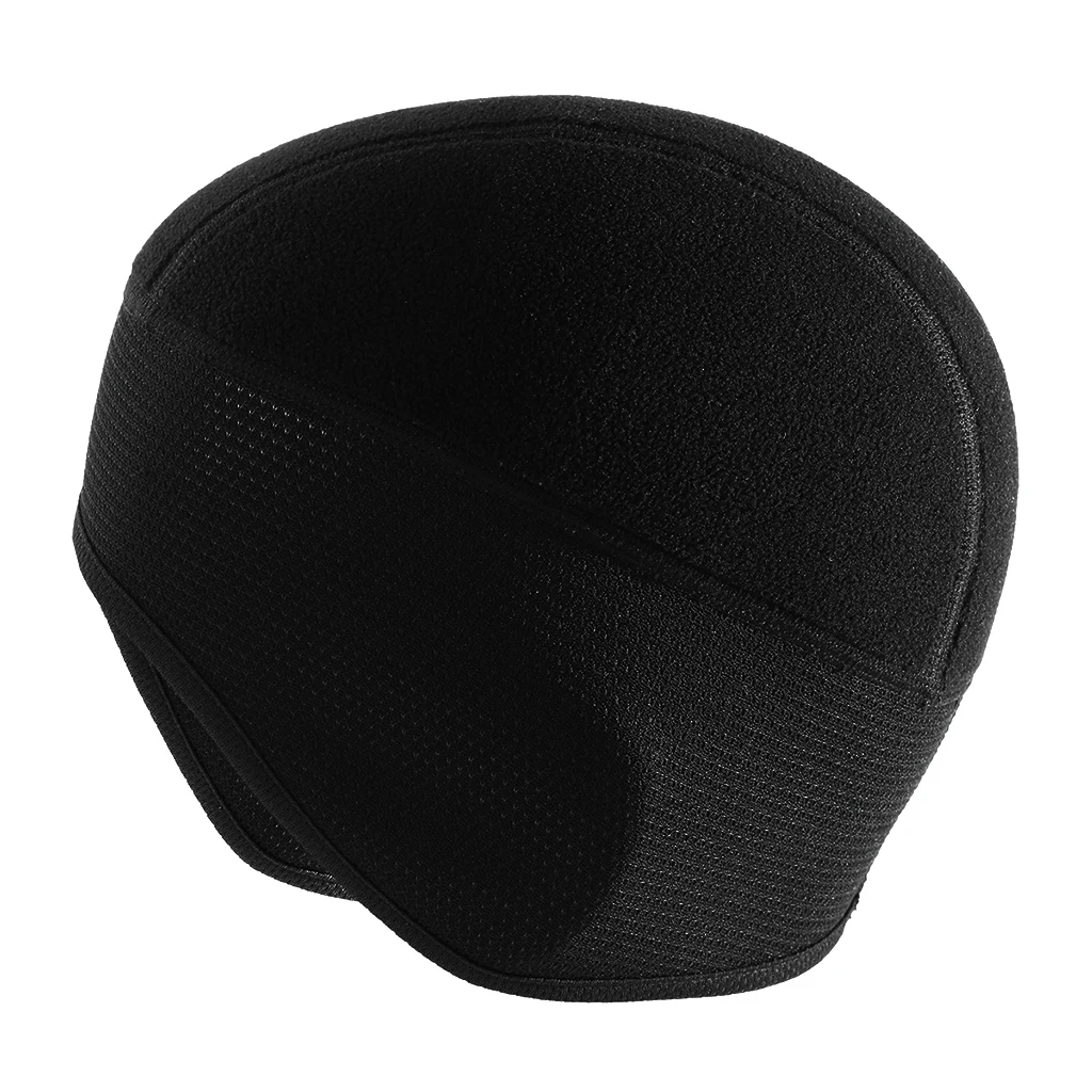 Windproof Headwear Helmet Liner Skull Cap with Ear Covers Protector Dark Gray