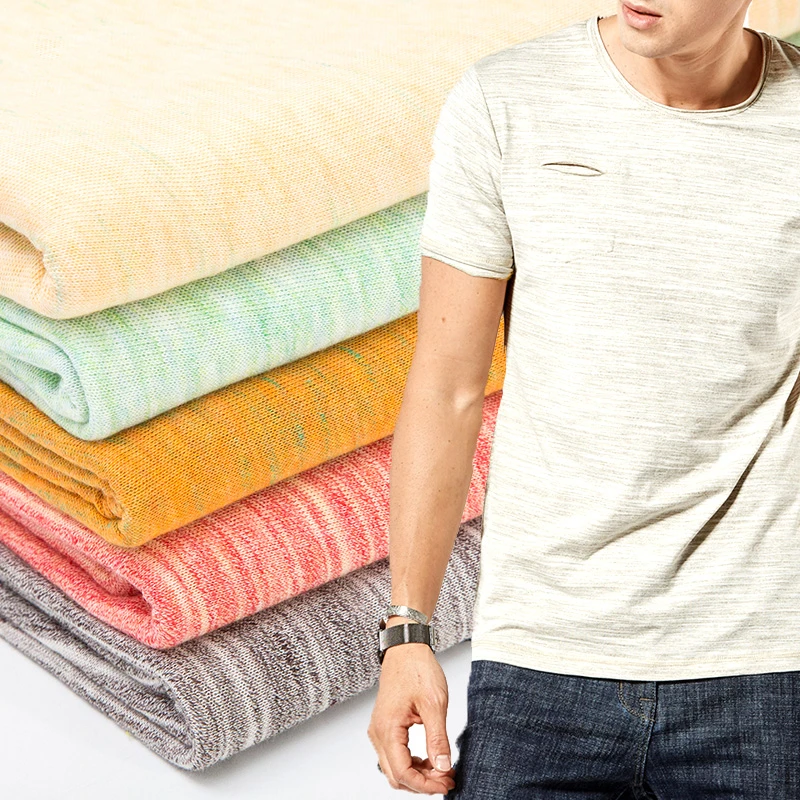 50*150cm Rainbow Natural Cotton Fabric Cotton Knitted Fabric Baby's