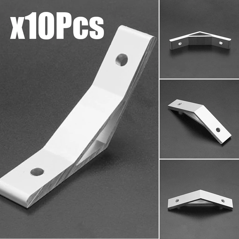 

Aluminium Alloy Connector Bracket For 2020 Aluminum Profie 10pcs 135 Degree Accessories Supplies
