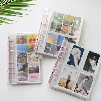 100/200 Pockets Photo Album 3/5 inches photocard binder instax mini album Scrapbook for photos collect book Kpop Card Binder 1