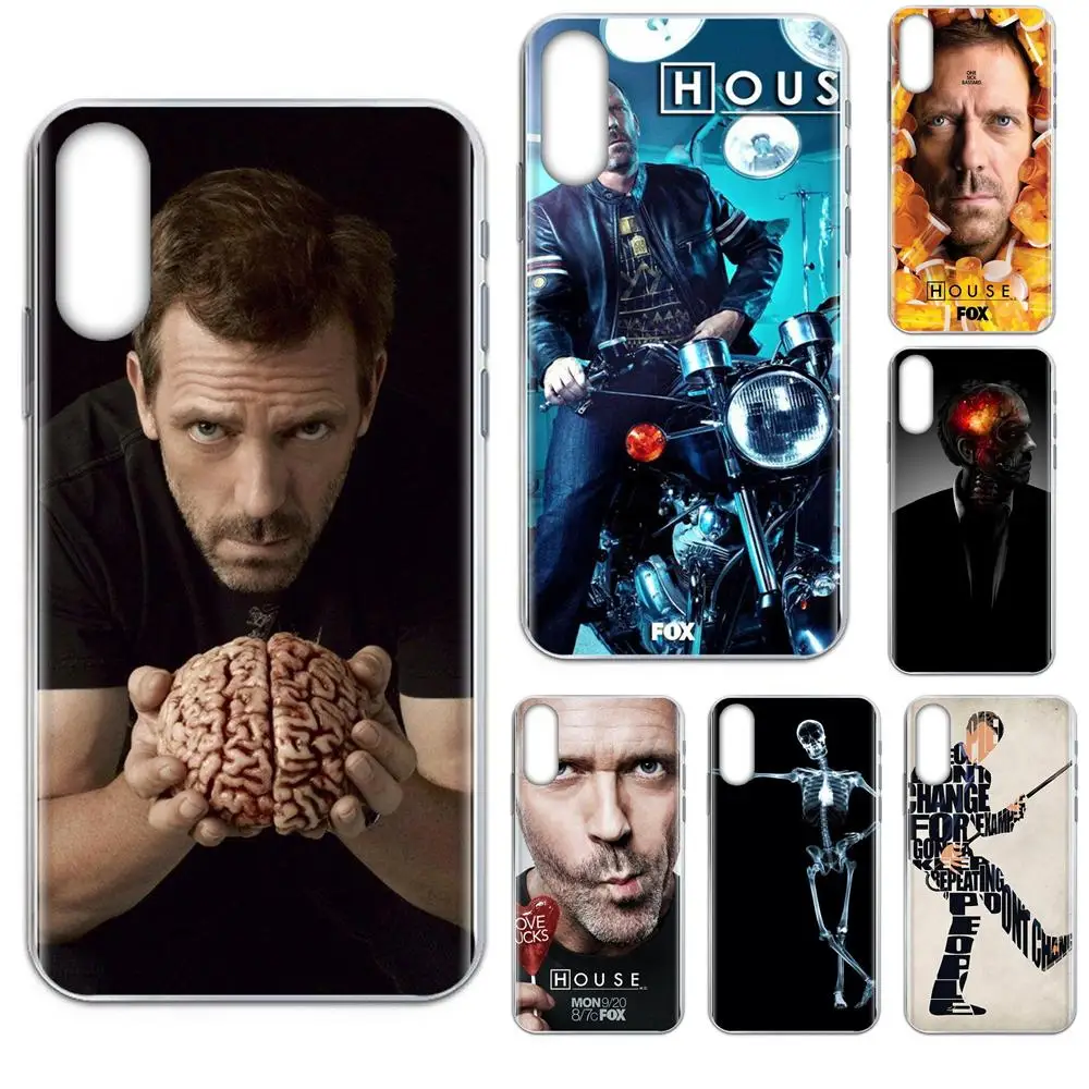 Новый черный чехол Dr House Hugh Laurie с рисунком таблетки для Apple iPhone 4 4S 5 5C 5S SE SE2 6 6S 7 8 11 Plus