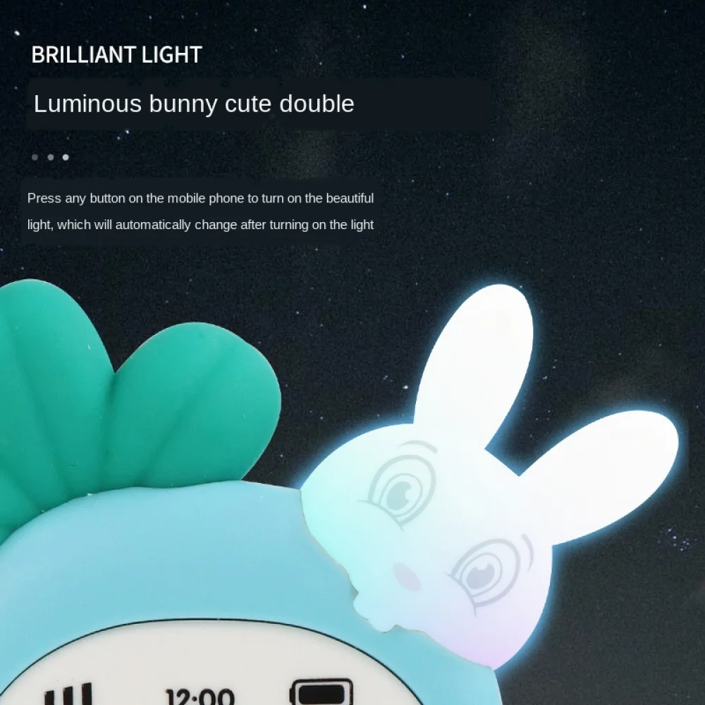 Baby Musical Mobile Phone Toy Early Learning Cute Rabbit Telephone Machine Early Learning Toys with Music Educational Kids Toy 5