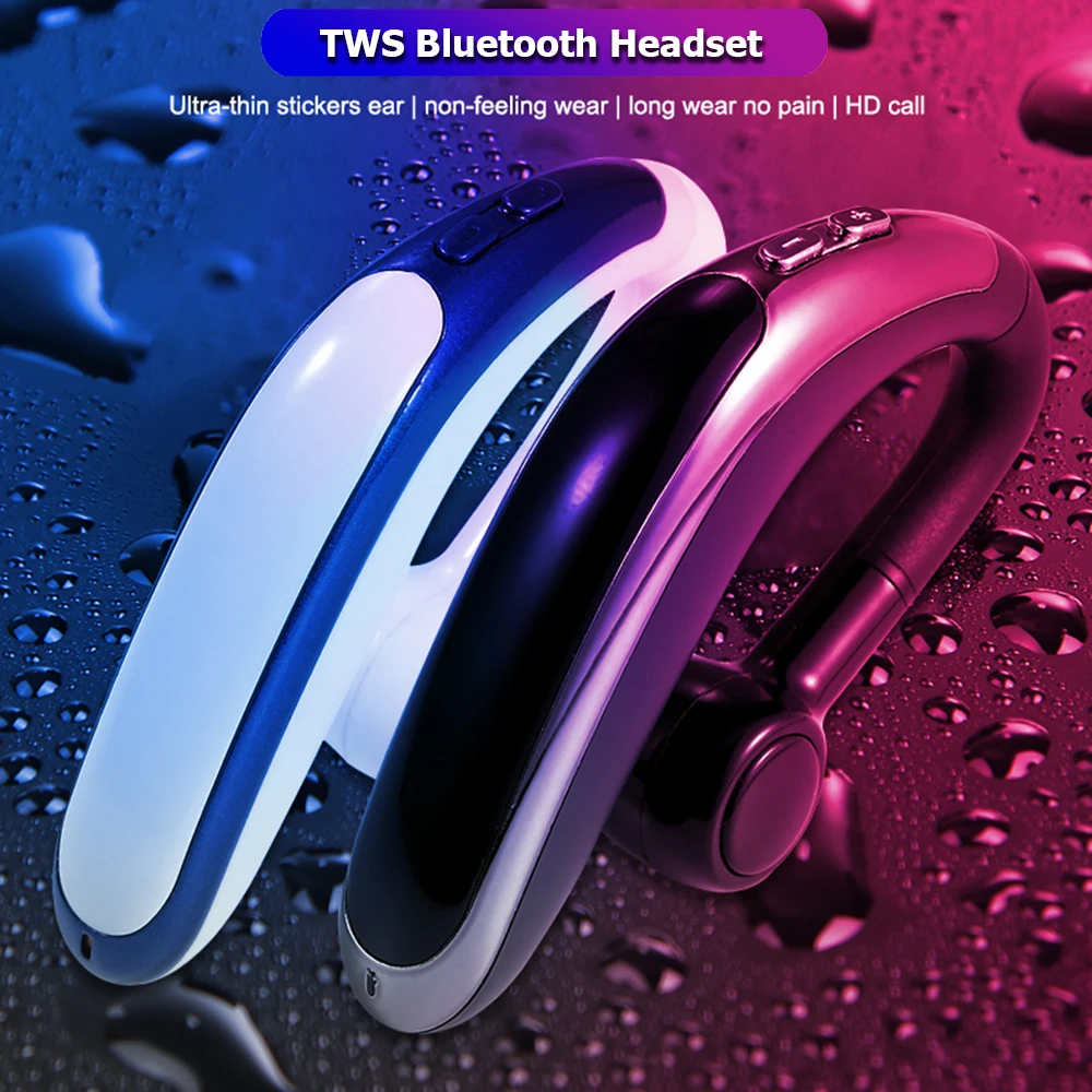 

H500 Bluetooth V5.0 Drive Earphones Wireless Hook Design Comfortable Mobile Phone Alternate Earbud For Left/Right Ear Headset