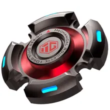 Четыре летучая мышь бабочка Перманентный светящийся Спиннер из сплава ручной Спиннер длинное вращение EDC для взрослых СДВГ антистрессовая игрушка подарок