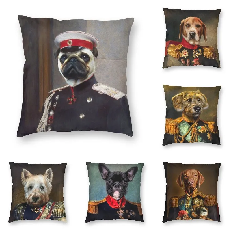 dog portrait cushions