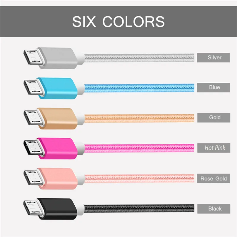2/3 м микро Usb кабель для быстрой зарядки кабель для зарядки Microusb для Redmi 8 8A 7A 7 LG K40 W30 X4 2 м 3 м samsung Galaxy A6 A7