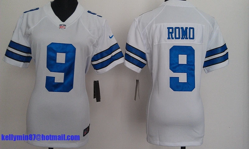 Stitiched, Dallas s, Tony Romo, Emmitt Smith, Cole besley, Sean Lee, Jason Witten, Ezekiel Elliott, для женщин Джерси - Цвет: Синий