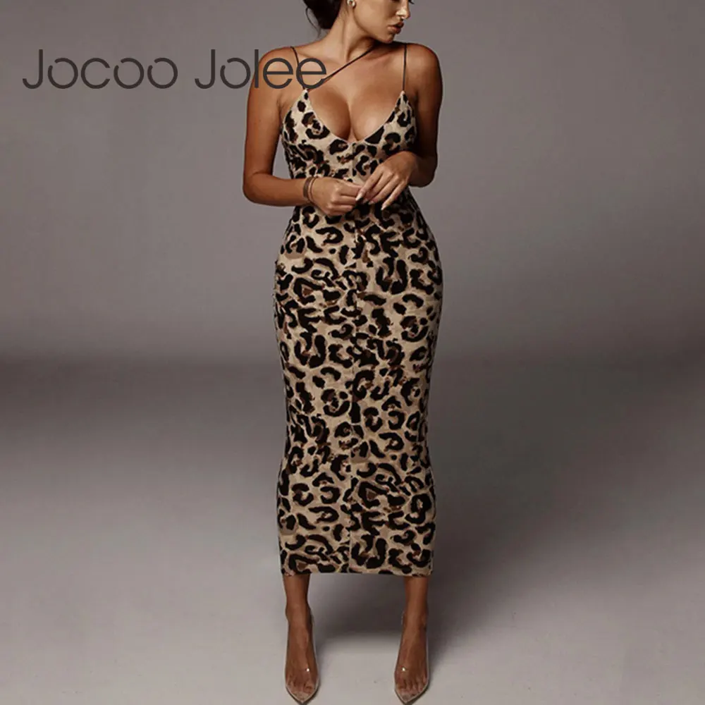 leopard bodycon midi dress