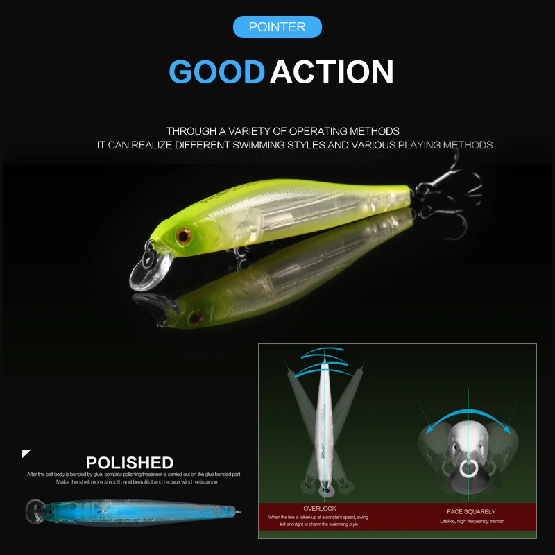 BEARKING 9 см 10 г Горячая Рыболовная Снасть shone SP приманки minnow crank вольфрамовая