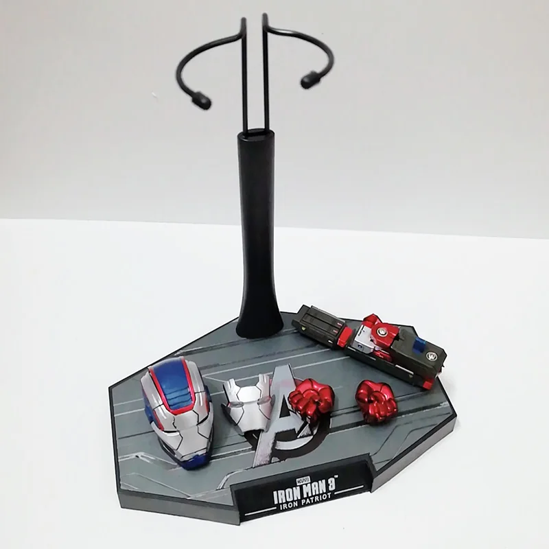  With LED 12inch 30cm New HC MMS195 Iron Man Avengers PVC Action Figure Collectible Model Toy Gift f - 4000599554313