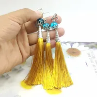 New Fashion Genshin Impact Earrings Xingqiu Ear Clips Zhongli Tartaglia Eardrop For Women Men Anime Cosplay Jewelry Props 2