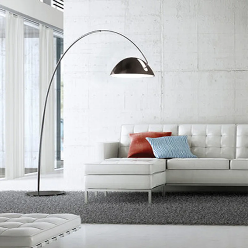 Luminária de chão moderna para sala de estar, quarto, cabeceira, estudo