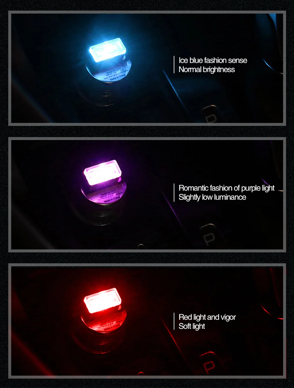 Автомобильный USB атмосферный свет Led свободный-к-сменный прямой-в-линии декоративный светильник s интерьер ноги светильник автомобильный светильник