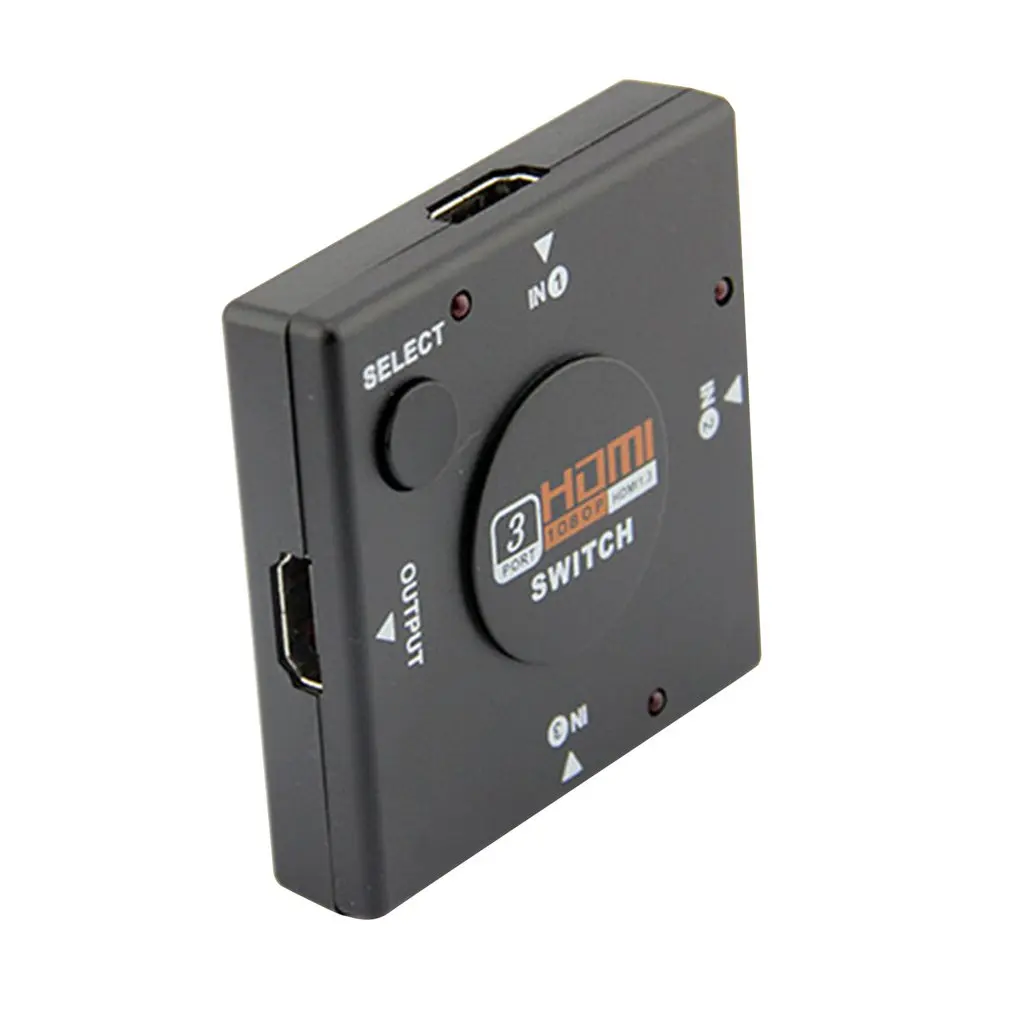 Hdmi Mini Switcher 3 устройства в 1 переключатель телевизора 3 варианта селектора 1080P 3 в 1 выход Hdmi сплиттер Поддержка 3D