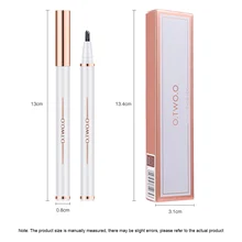 Microblading Eyebrow Pen Waterproof Long Lasting Fork Tip Eyebrow Pencil Eyebrow Makeup Liquid Professional Eye Brow Fine Sketch