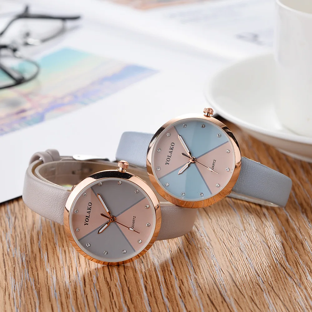 

2019 luxury fashion women watches popular watch creativity new type of small band with Diamond Dial leisure quartz women's watch