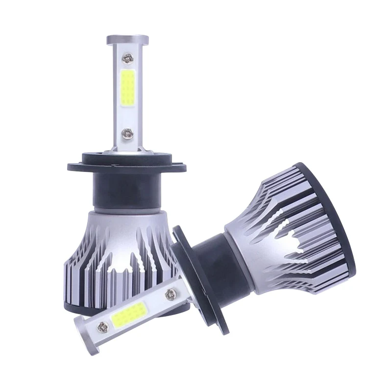 2 шт./лот 5202/9005/9006/9012/H4/H7/H8/H11 4 стороны 72W фары для 8000LM 6500 к туман светильник комплект автомобильных светодиодных фар IP67 Водонепроницаемый