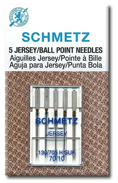 jersey needle 14 SCHMETZ стрейч, quliting, иглы золотая вышивка, кожа, металлик, Джерси для певицы juki Brother bernina pfaff elna janome - Цвет: jersey needle 14