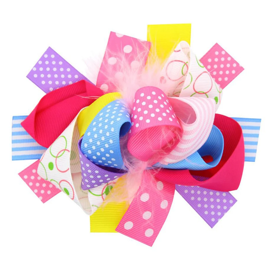 Ice Cream Sweet Candy Girls Tutu Dress with Hair Bows Kids Birthday Tutu Costume Pageant Princess Gown Dress Lollipop Dress (15)