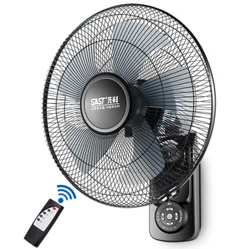 

Wall fan wall-mounted electric fan home restaurant shaking head mute remote control 16 inch industrial wall-mounted fan