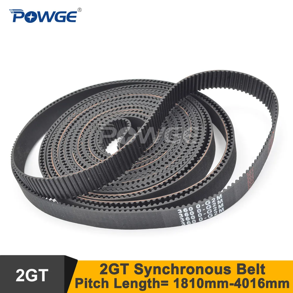 Ремень ГРМ POWGE 1810 1910 2000 2190 3000 3008 3600 GT2 с 6/9 мм синхронный ремень 2GT 1810-GT2 3000-2GT |