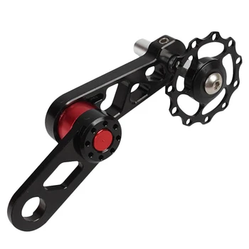 

Folding Bicycle Aluminum Alloy Rear Derailleur Chain Tensioner with Guide Wheel