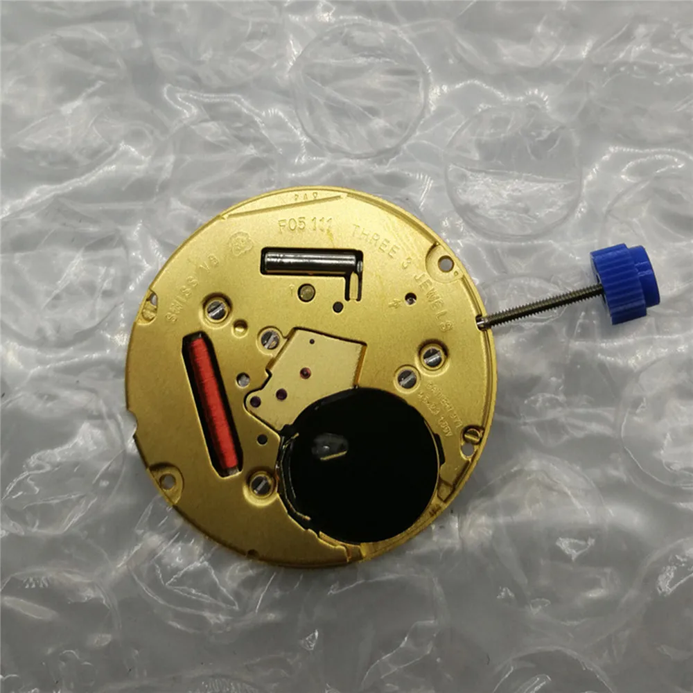 Relógio de Quartzo com Data da Bateria em 3pin Movimento Pinos Relógio Peças Reparo Acessórios Eta F05.111 3 - Image 2
