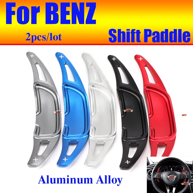 2pcs/ot Автомобиль Стайлинг сдвиг весло подходит для Mercedes Benz A45 CLA45 C63 E63 G63 SL63 CLS63 CLS53 алюминиевый сплав расширение переключения передач