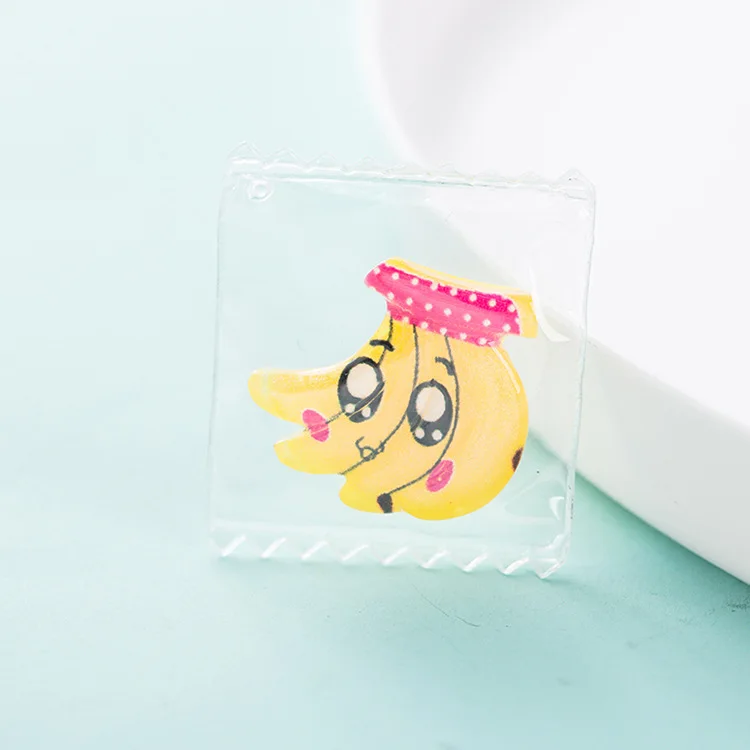 10 шт. ПВХ прозрачная Конфета Kawaii фрукты искусственные продукты Flatback Смола Кабошон наполнитель DIY серьги ювелирные изделия аксессуары Скрапбукинг