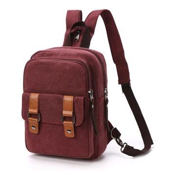 

NEW 2020 WoMen Backapck Men Vintage Shoulder Bag Men Casual Retro Cotton Canvas Backpack Rucksack Mochila Small Daypack