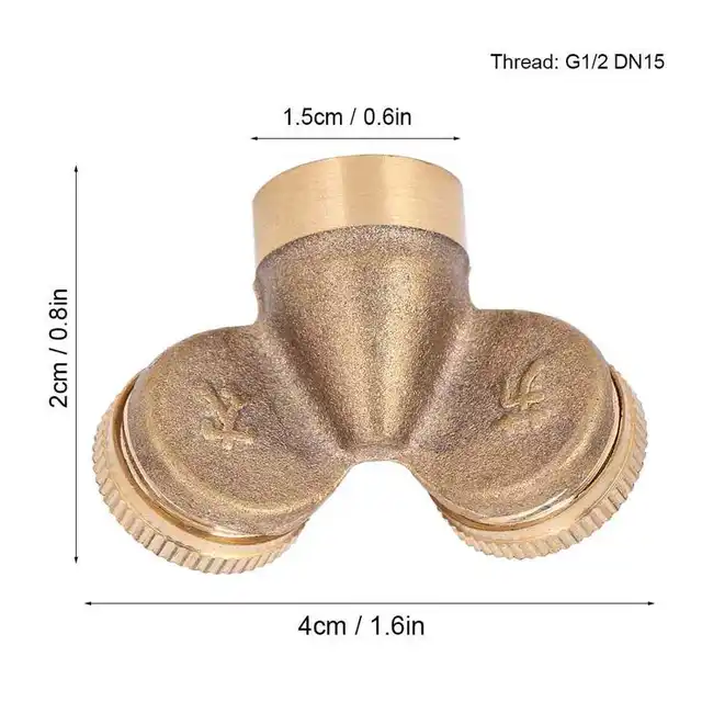 3 db G1/2 Dn15 Réz Ködös Fúvóka Kerti Öntözés Öntöző Sprinkler Permetező Szerszámok Sárgaréz Köd - Image 6